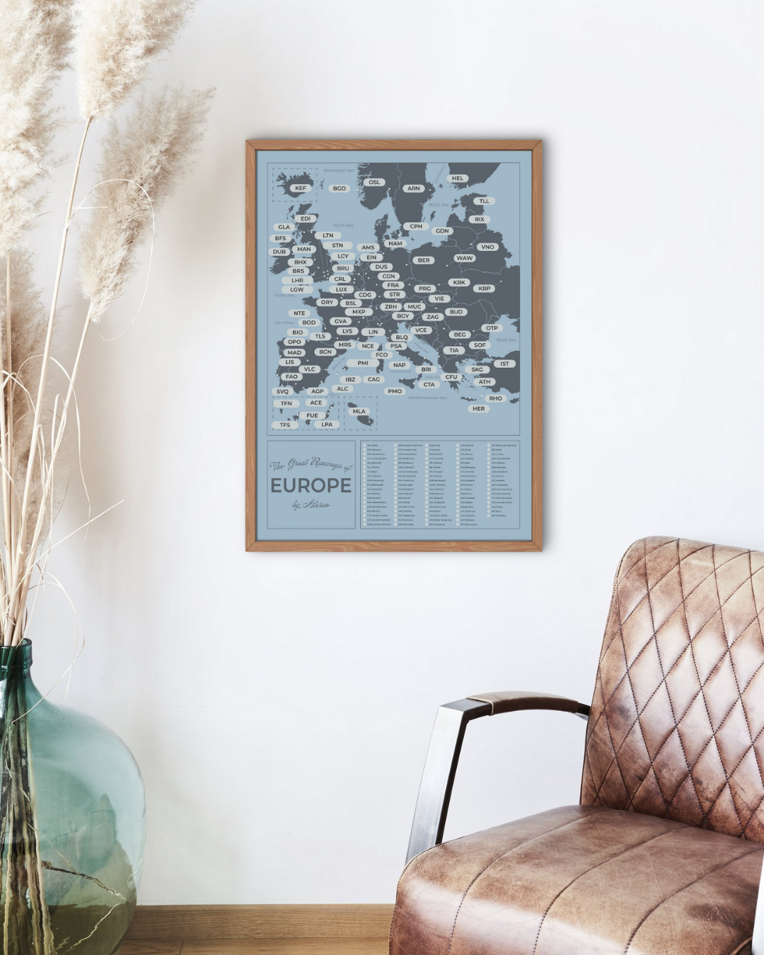 The Aileron European Airport Scratch Map — Presale Now Open