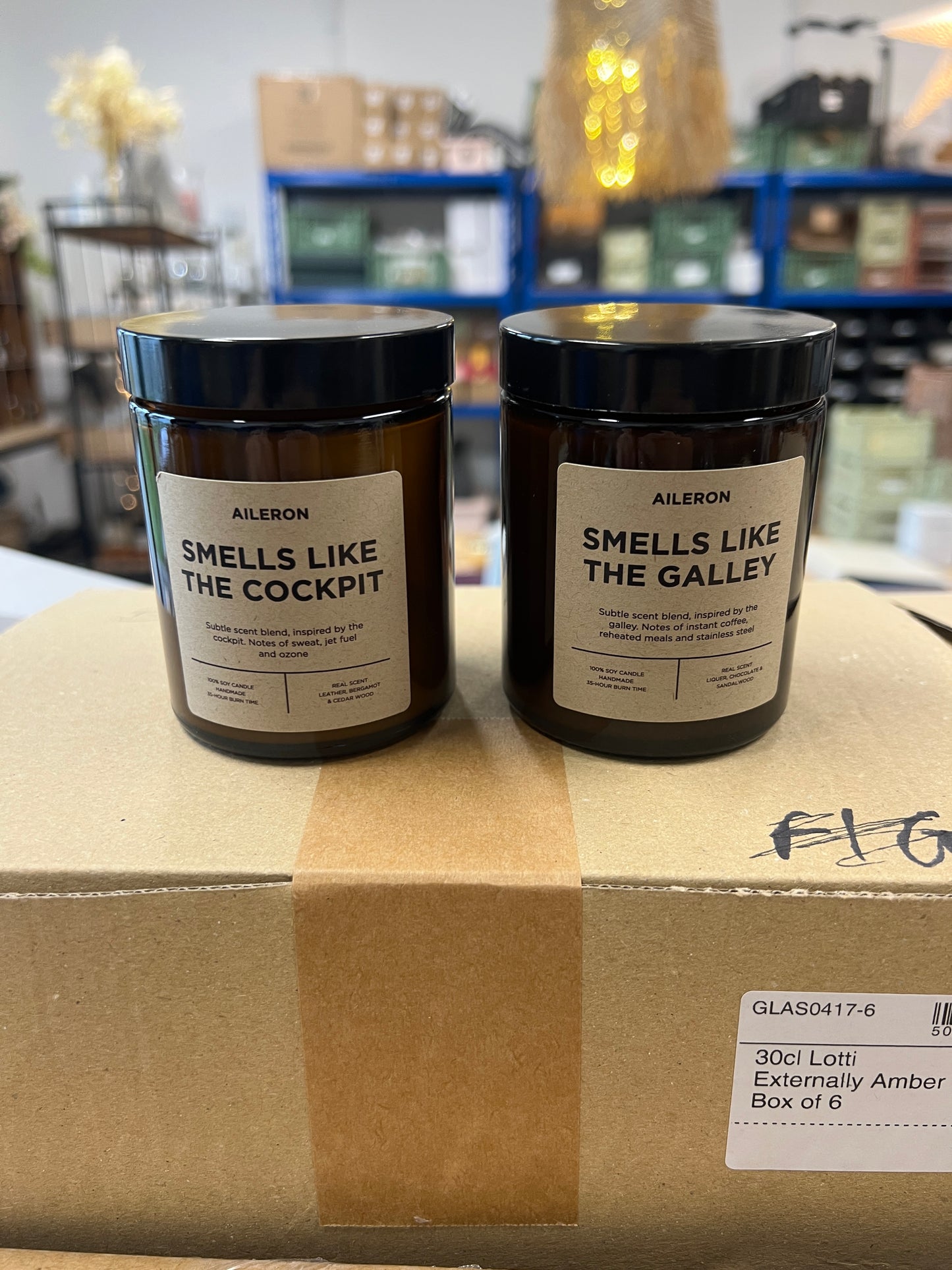 Aileron Scented Candle | Smells Like the Cockpit