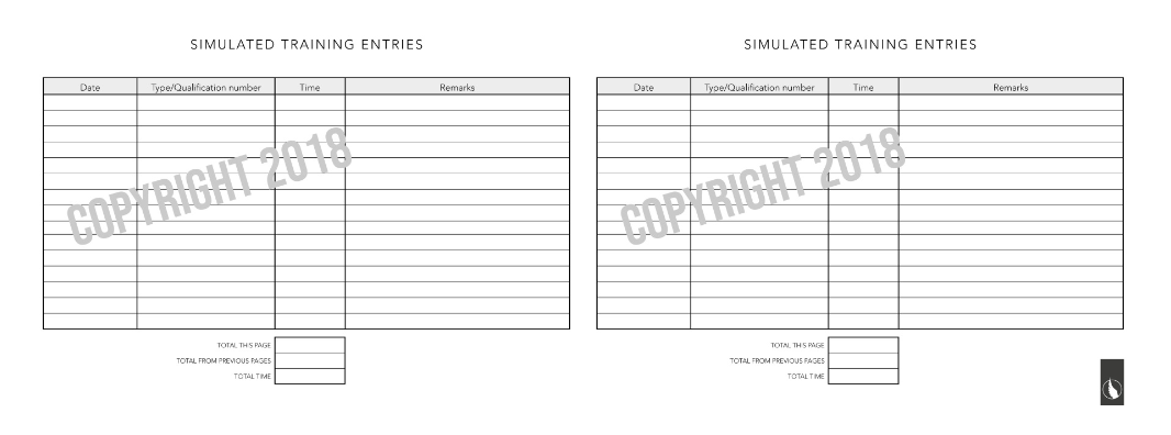 Digital Print - Personalised Pilot Logbook - Cambridge Claret Recyled Leather