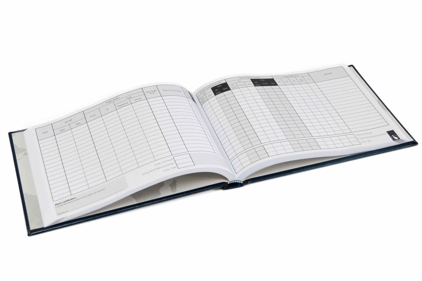 Digital Print - Personalised Pilot Logbook - Cambridge Claret Recyled Leather