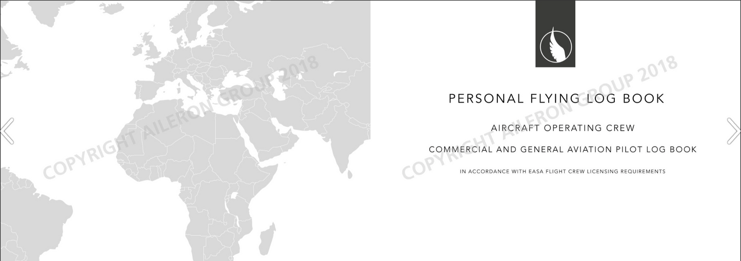 Digital Print - Personalised Pilot Logbook - Cambridge Claret Recyled Leather