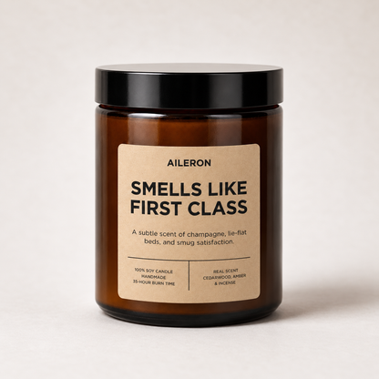 Aileron Scented Candle | Smells Like First Class