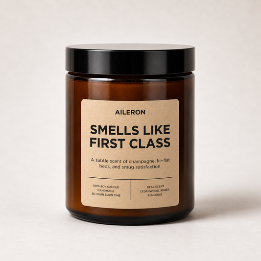 Aileron Scented Candle | Smells Like First Class