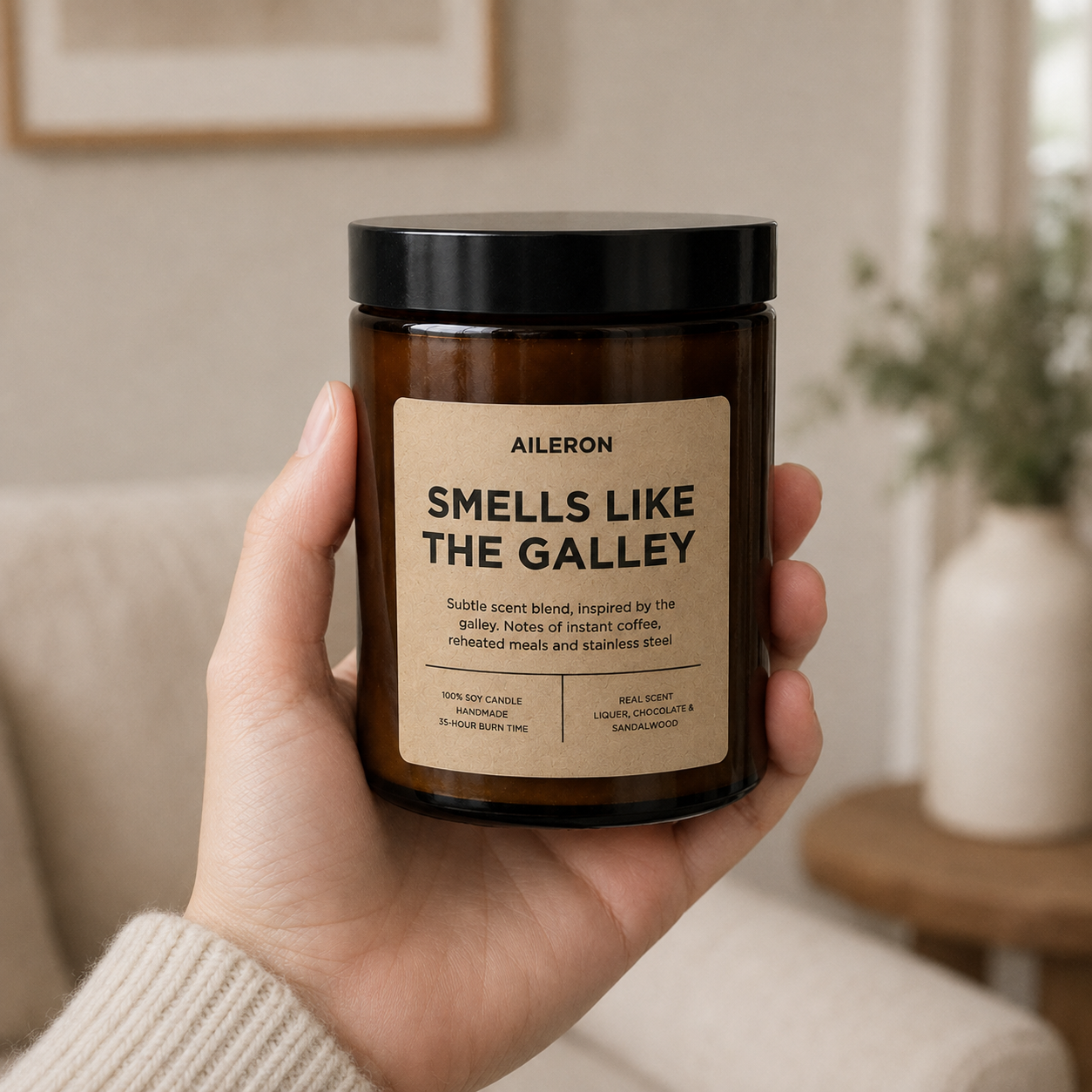 Aileron Scented Candle | Smells Like the Galley