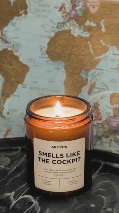 Aileron Scented Candle | Smells Like the Cockpit