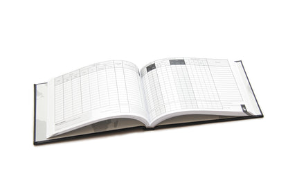 Personalised Pilot Logbook - Jet Black - Leather