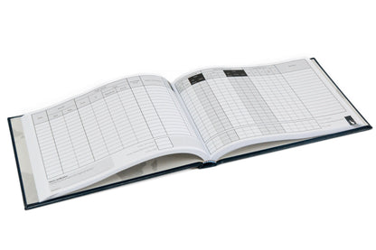 Aileron ECO Personalised Pilot Logbook - Recycled Blue Leather