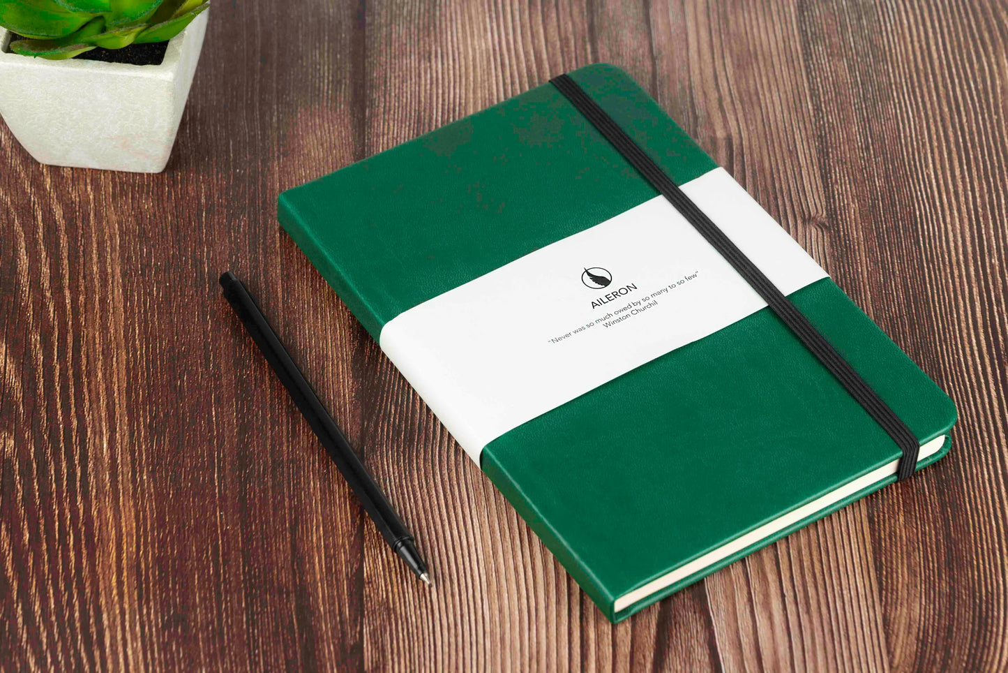 Spitfire Notebook in Greenwich Green