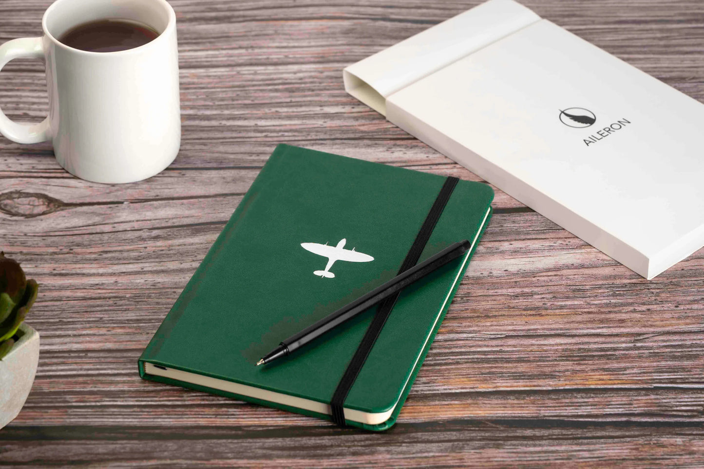 Spitfire Notebook in Greenwich Green