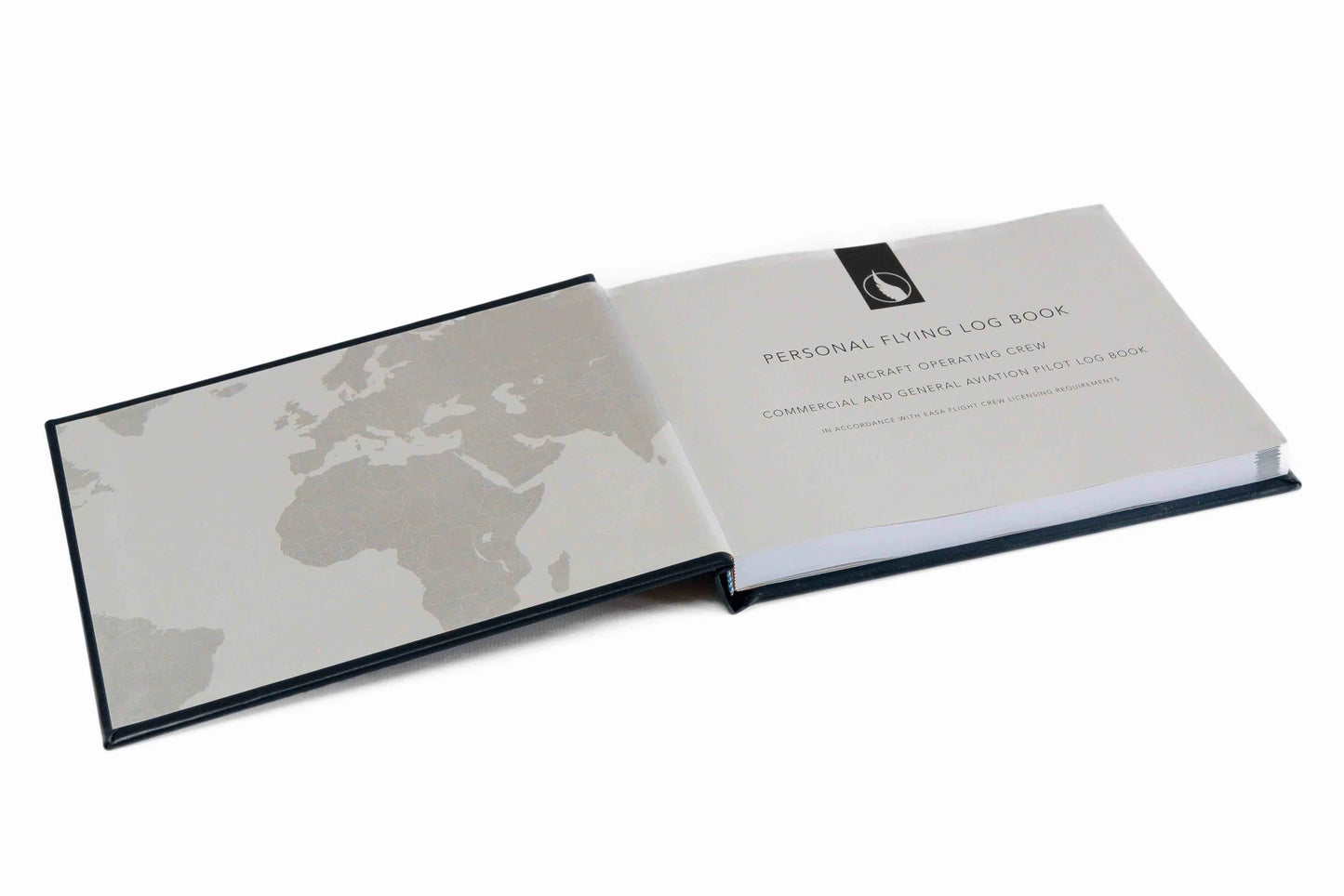 Aileron ECO Personalised Pilot Logbook - Recycled Cambridge Claret Leather